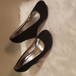 Free Suede Platform Wedges w/any purchase